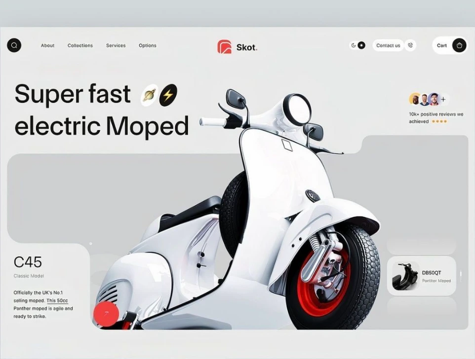 Skot Website design preview